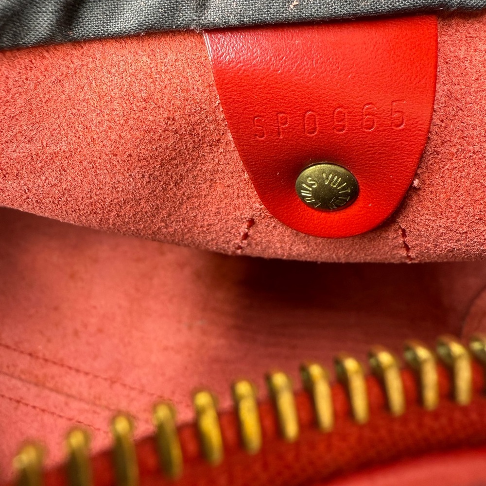 Louis Vuitton Red Satchel - Picture 15 of 17
